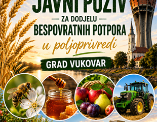 Otvoren javni poziv za vukovarske poljoprivrednike: Na raspolaganju...