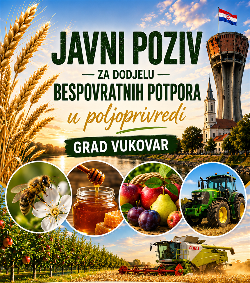 Otvoren javni poziv za vukovarske poljoprivrednike: Na raspolaganju 133.000 eura bespovratnih sredstava