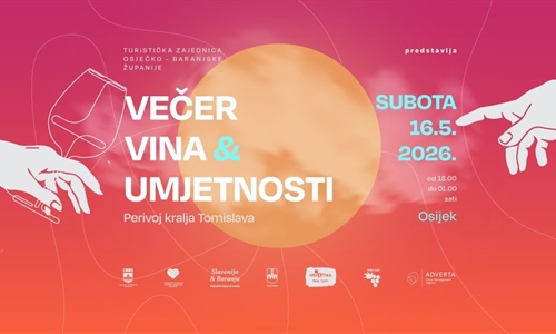 Večer vina i umjetnosti ponovno u Osijeku: Dva dana vina, gastronomije,...