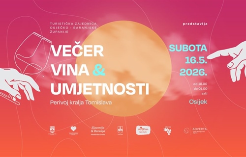 Večer vina i umjetnosti ponovno u Osijeku: Dva dana vina, gastronomije,...