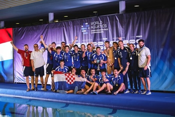 Hrvatska juniorska vaterpolska reprezentacija, igrači do 18 godina, novi su svjetski prvaci