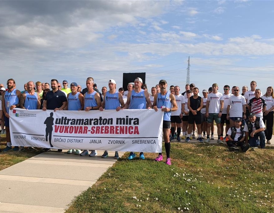 Krenuo Ultramaraton mira Vukovar – Srebrenica