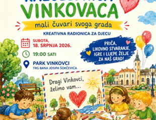 Najmlađi Vinkovčani crtaju ljubav prema svom gradu: U parku će nastati...