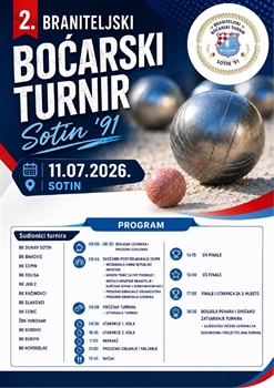 2. braniteljski boćarski turnir Sotin '91