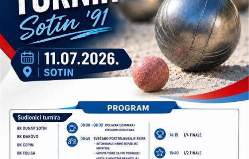 2. braniteljski boćarski turnir Sotin '91