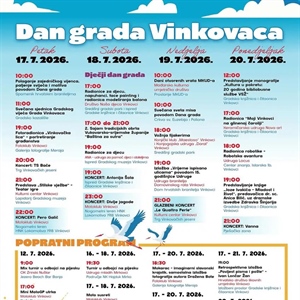 Četiri dana glazbe, tradicije i zabave: Vinkovci slave svoj dan uz...
