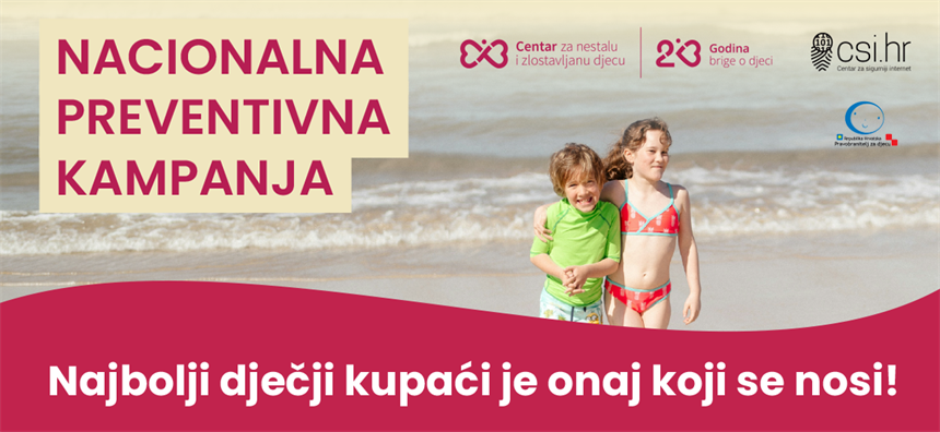 Kampanja "Najbolji dječji kupaći je onaj koji se nosi"