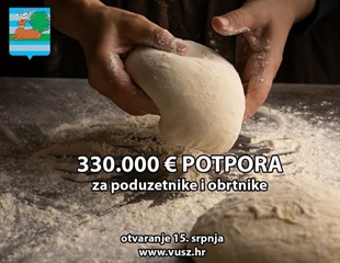 330 tisuća eura za jačanje gospodarstva: Otvoren javni poziv za potpore...