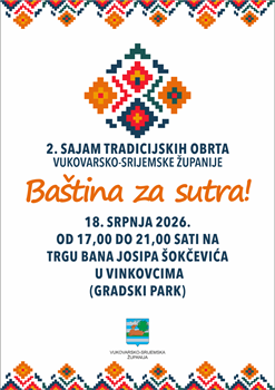 Sajam tradicijskih obrta ponovno u središtu Vinkovaca: "Baština za sutra" okuplja šest domaćih izlagača