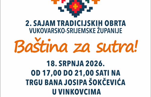 Sajam tradicijskih obrta ponovno u središtu Vinkovaca: "Baština za...