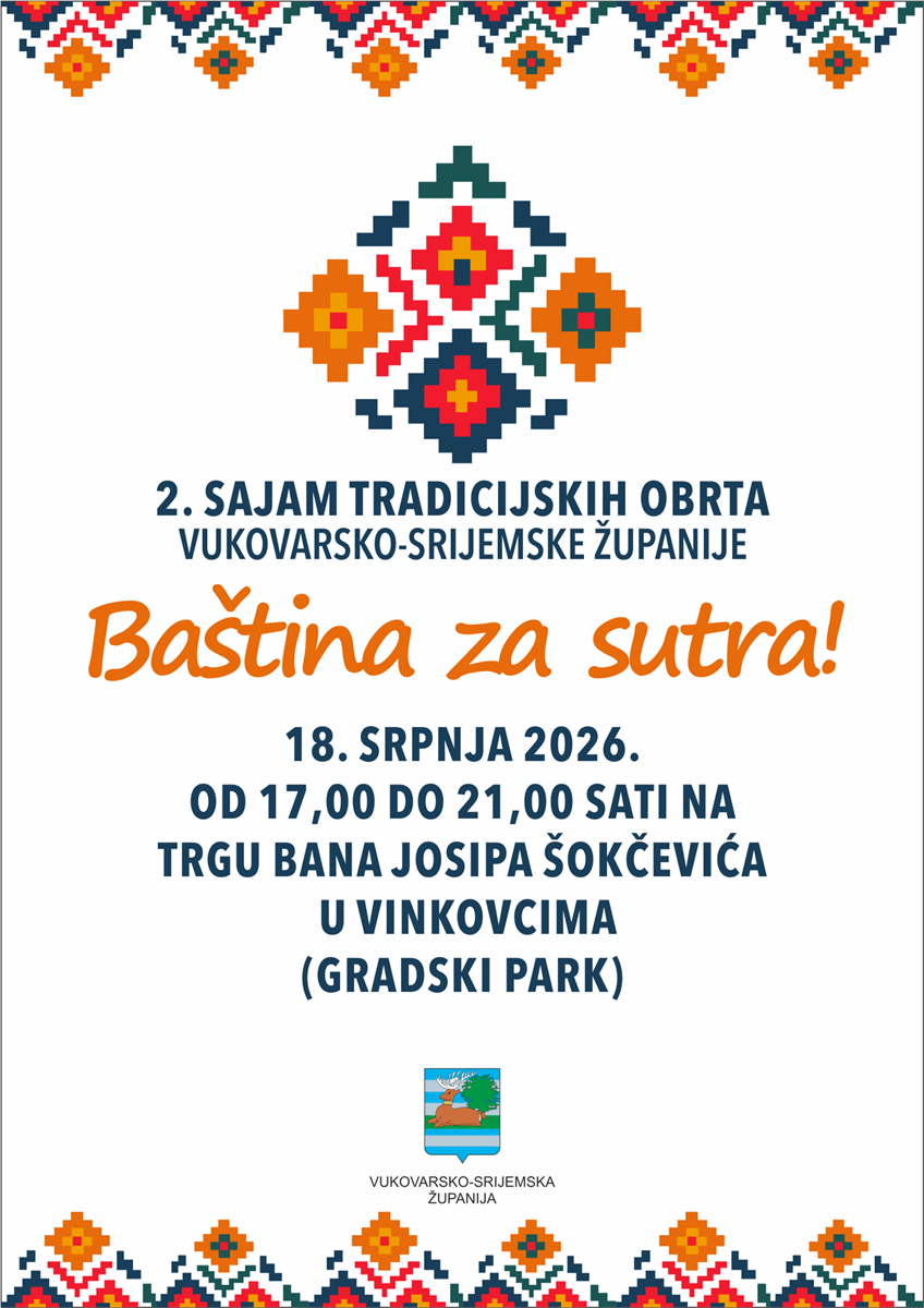 Sajam tradicijskih obrta ponovno u središtu Vinkovaca: "Baština za sutra" okuplja šest domaćih izlagača