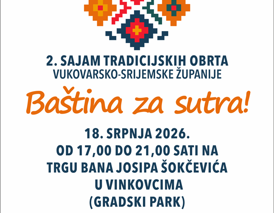 Sajam tradicijskih obrta ponovno u središtu Vinkovaca: "Baština za...