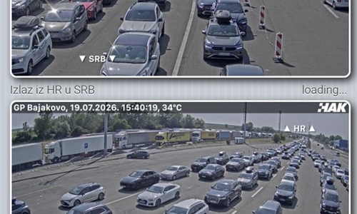 Kolone na granicama: Na Bajakovu se čeka i do osam sati