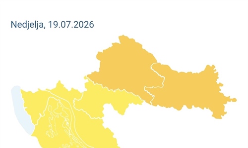 Moguće nevrijeme u Slavoniji: Izdano narančasto upozorenje za...