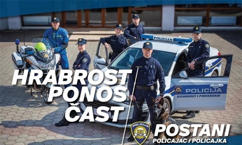Postani policajac / policajka. Prijave su još otvorene