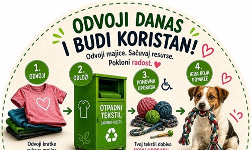 Od starih majica do eko-igračaka: vukovarska udruga pokrenula novi projekt