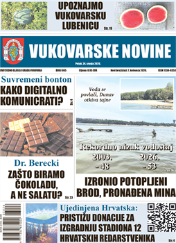 Na kioscima je novi broj Vukovarskih novina