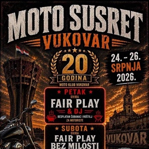 Vukovar ovog vikenda u znaku motora, rocka i druženja: Moto susret...