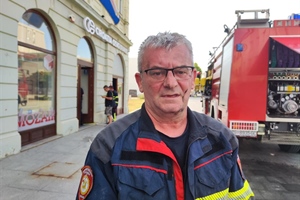 Požar u podrumu osiguravajuće kuće u središtu Vukovara