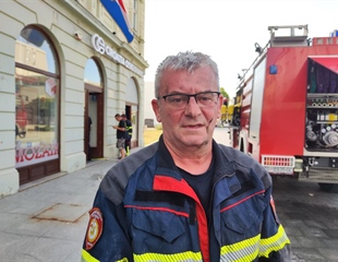 Požar u podrumu osiguravajuće kuće u središtu Vukovara