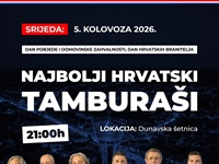Vukovar uz pjesmu obilježava Dan pobjede: Najbolji hrvatski tamburaši...