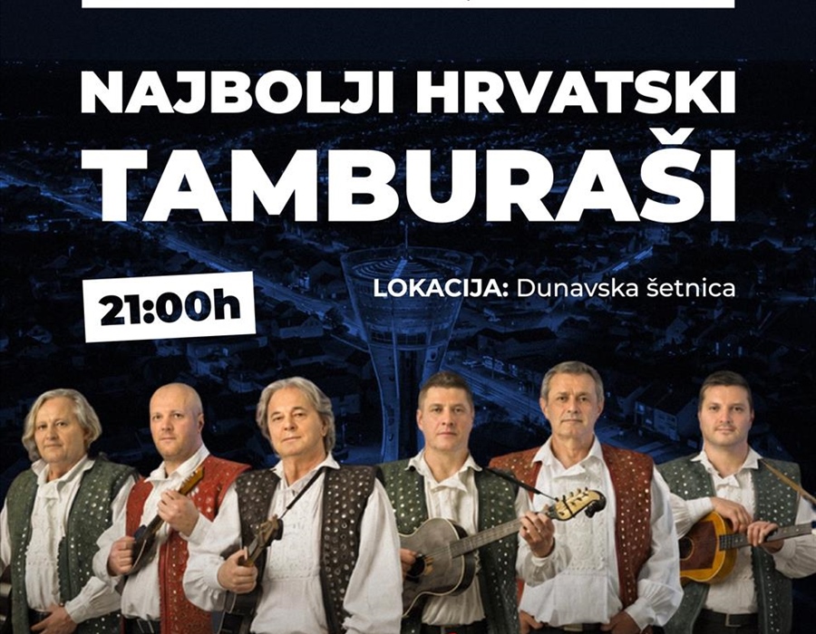Vukovar uz pjesmu obilježava Dan pobjede: Najbolji hrvatski tamburaši...