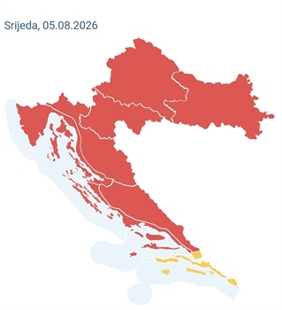 Crveni alarm za Osječku regiju: U srijedu iznimno opasan toplinski val