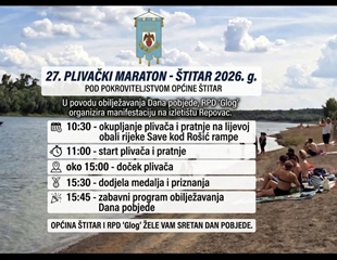 Štitar Dan pobjede obilježava 27. tradicionalnim plivačkim maratonom na...