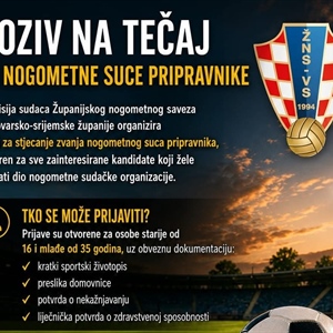 Otvoren je tečaj za nove nogometne suce: Prilika za mlade od 16 do 35...