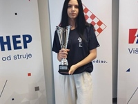 Eva Maltašić osvojila broncu na juniorskom prvenstvu Hrvatske u šahu,...