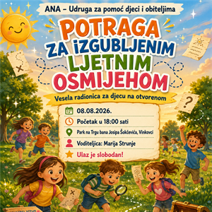 U Vinkovcima radionica „Potraga za izgubljenim ljetnim osmijehom“