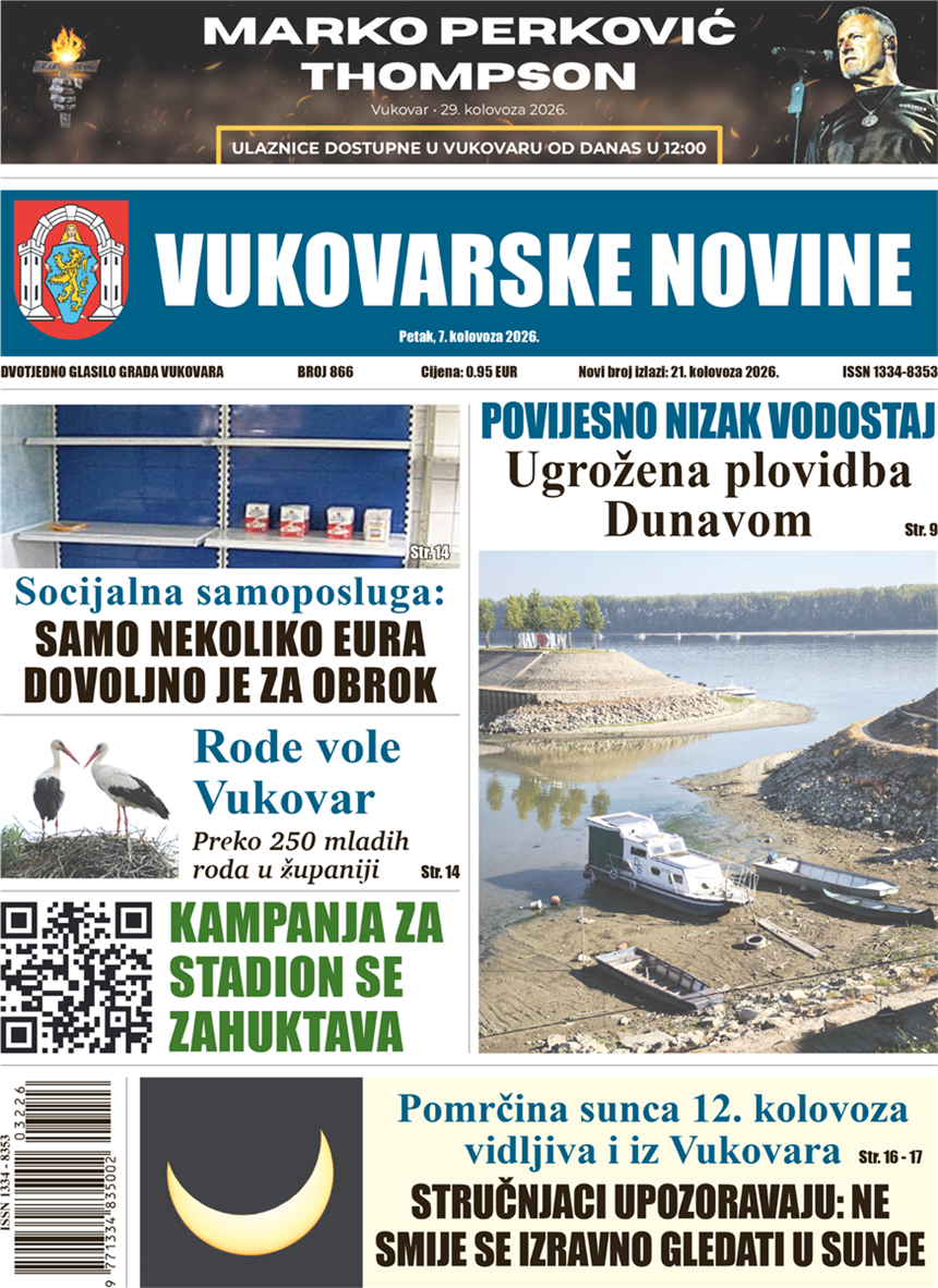 Novi broj Vukovarskih novina u prodaji