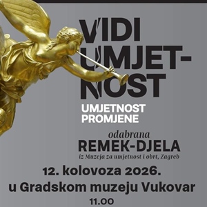 Gradski muzej Vukovar pozvao na drugo predavanje u sklopu izložbe „Vidi...