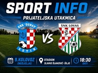 Danas pripremna utakmica: HNK Dunav Sotin dočekuje ŠNK Lovas