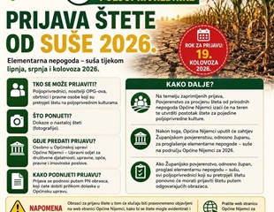 Prijava štete od suše na području Općine Nijemci do 19. kolovoza