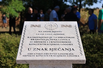 U Nemetinu obilježena 34. obljetnica najveće razmjene zatočenika srpskih koncentracijskih logora u Domovinskom ratu