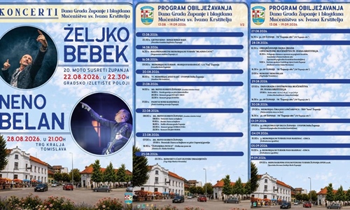 Županja slavi Dan Grada uz bogat program događanja