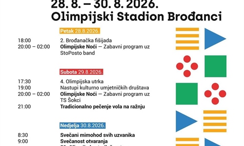 Brođanci ponovno postaju malo olimpijsko selo: stiže 52. Olimpijada...