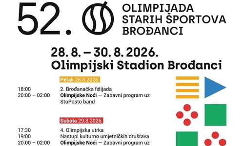 Brođanci ponovno postaju malo olimpijsko selo: stiže 52. Olimpijada...