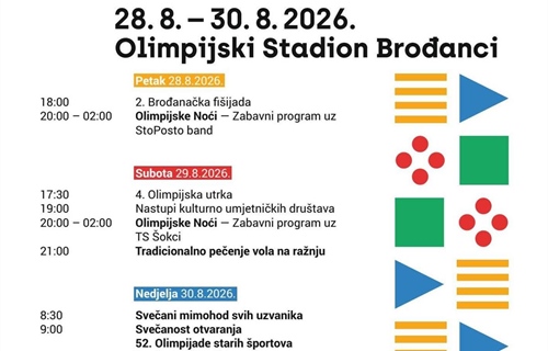 Brođanci ponovno postaju malo olimpijsko selo: stiže 52. Olimpijada...