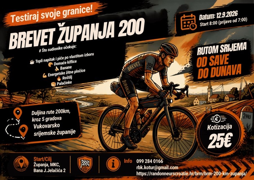 Županja domaćin breveta dugog 200 kilometara