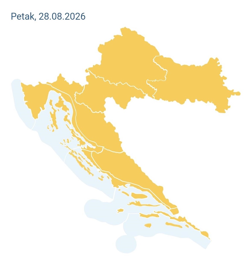 Narančasti meteoalarm zbog velikih vrućina