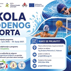 Otvorene prijave za Školu vodenog sporta u Vukovaru