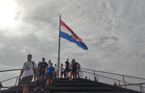 Prije koncerta na Vodotoranj
