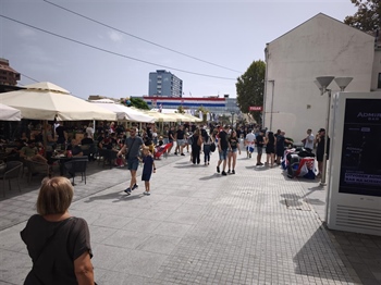 Dobra atmosfera u centru Vukovara