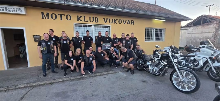Moto klub Vukovar uključio se u donatorsku kampanju za izgradnju stadiona „12 hrvatskih redarstvenika“