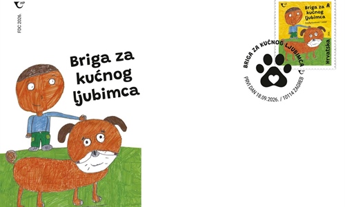 Hrvatska pošta izdala marku po likovnom radu učenika iz Vukovara