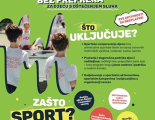 U tijeku je program pod nazivom “Sport bez prepreka”