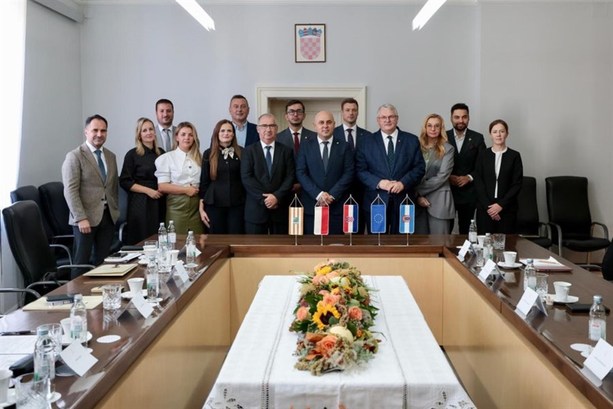 Župan Bosančić primio izaslanstvo Velikopoljskoga vojodstva