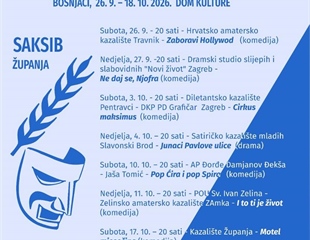 Kazališna jesen u Bošnjacima donosi osam predstava